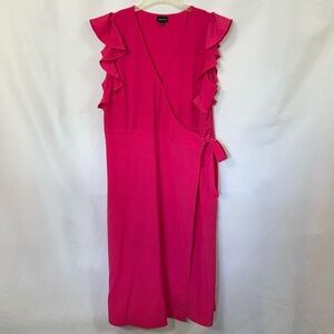 Who What Wear Long Wrap Dress